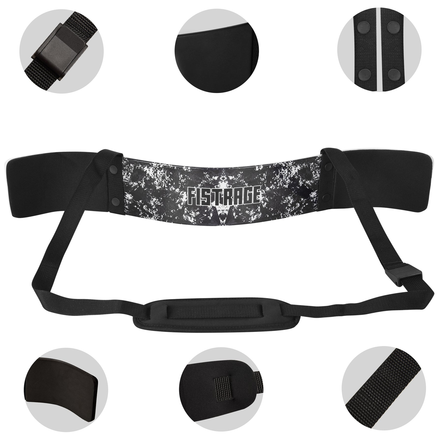 FISTRAGE ARM BLASTER Bicep Forearm Curl Support - -Black FR