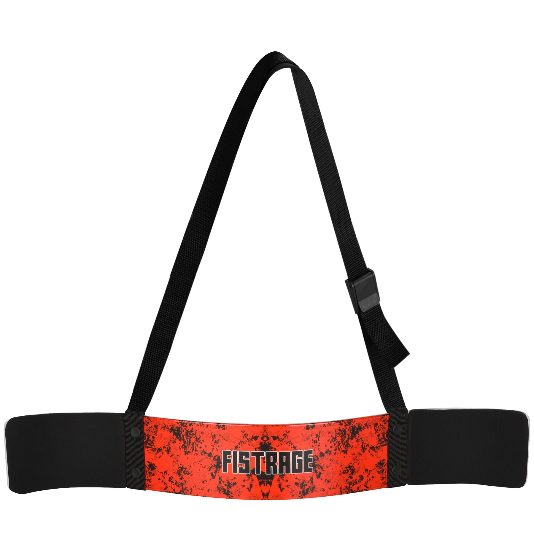 FISTRAGE ARM BLASTER Bicep Forearm Curl Support - Lava Red