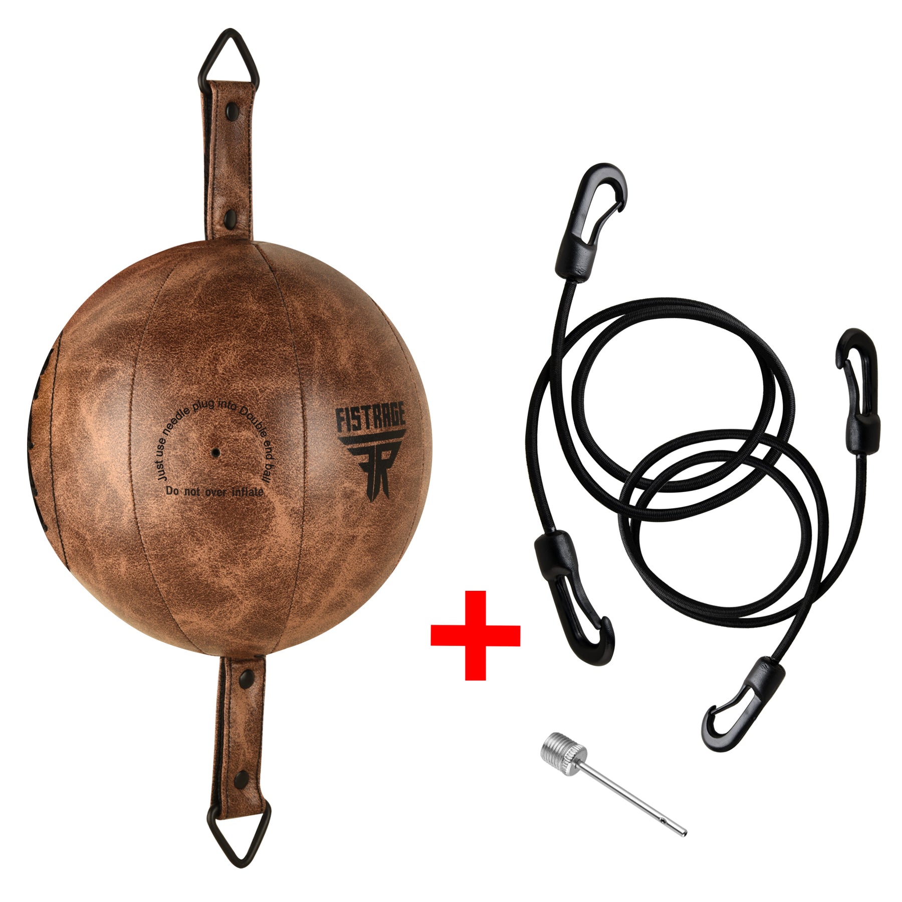 FISTRAGE Double End Punching Ball - Vintage Black