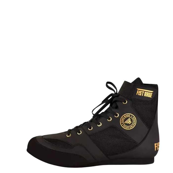 Boxing Shoes - Black/Gold