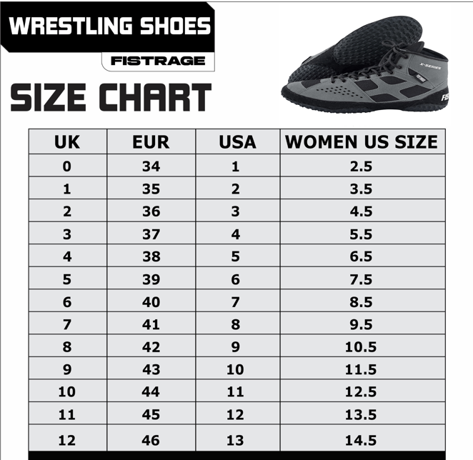 Wrestling Shoes With Sting Bag - Grey Black