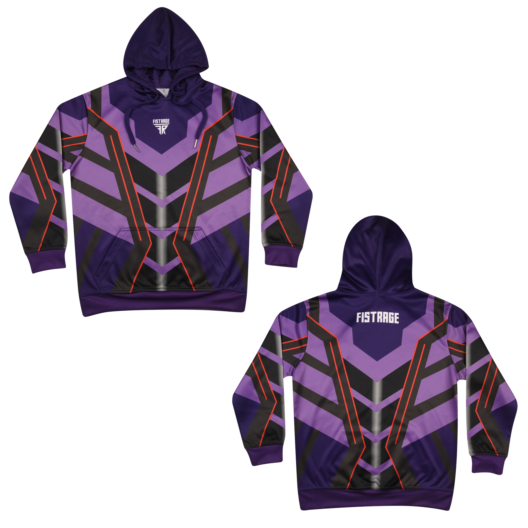 Fistrage Women Sublimated Hoodie – Pullover Hoodie– All Over Print