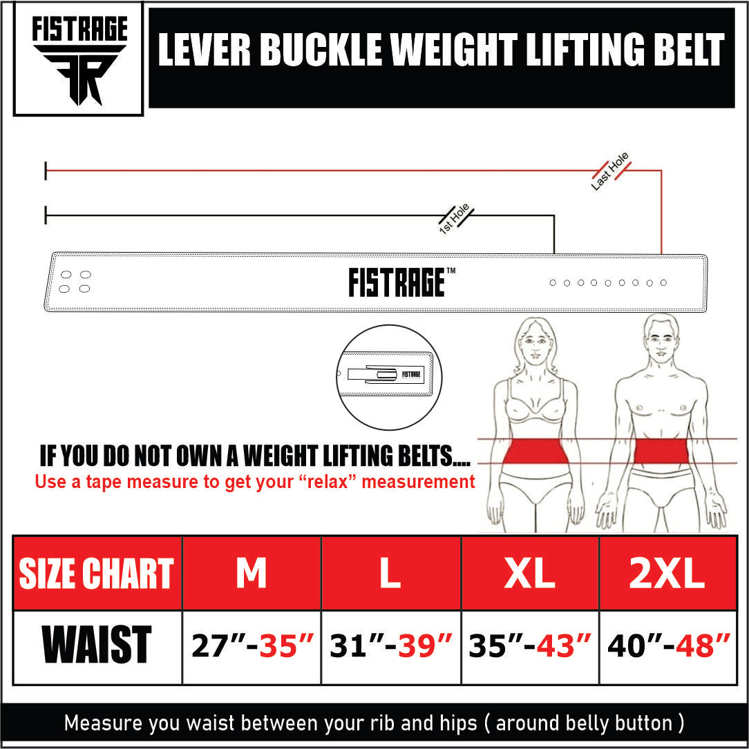 Lever Buckle Belt with free Wrist Band - Brown