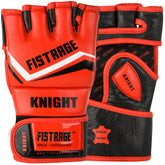 KNIGHT MMA BOXING GLOVES TRAINING - Red/Black