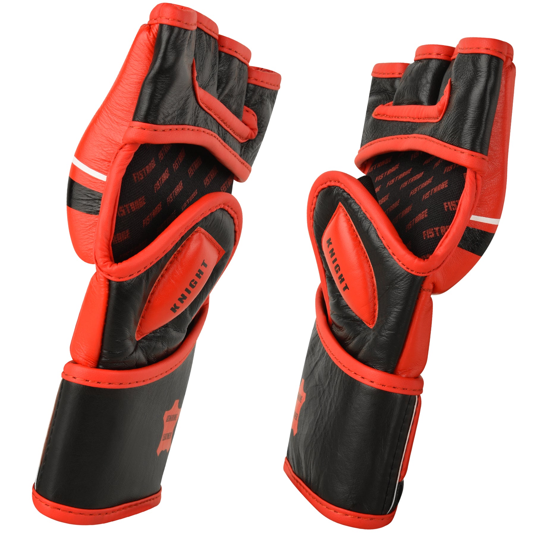 KNIGHT MMA BOXING GLOVES TRAINING - Red/Black
