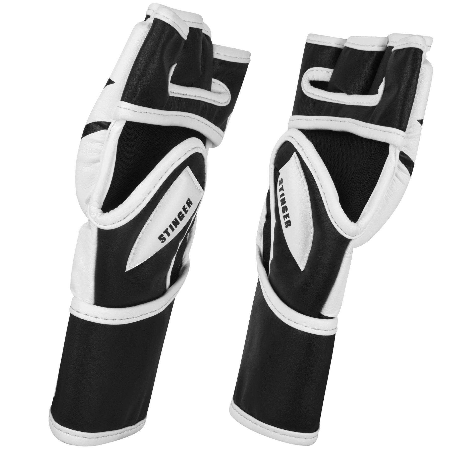 STINGER MMA BOXING GLOVES TRAINING - White/Black