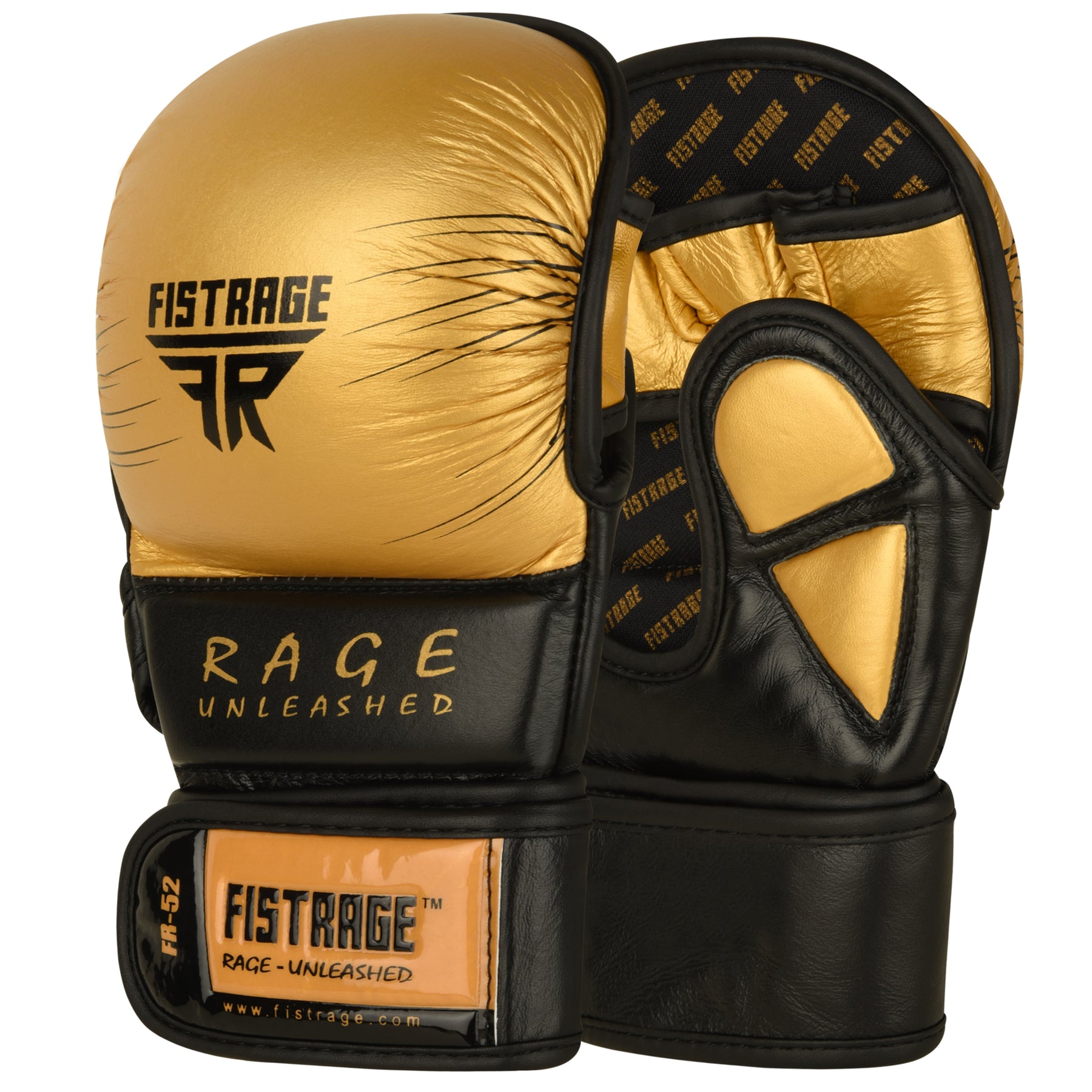 FR-52 MMA SHOOTER MITT Gloves - Gold/Black