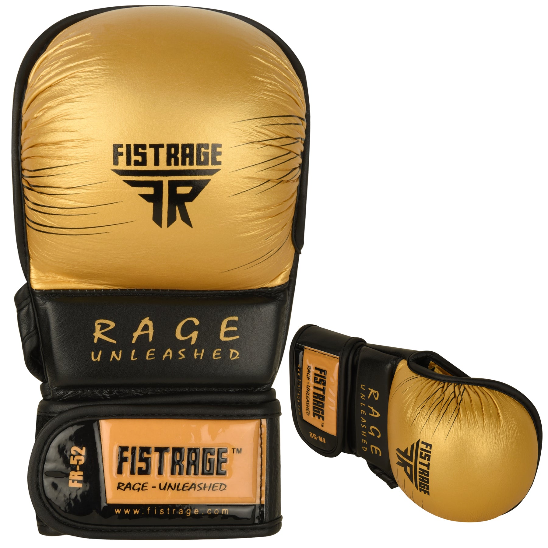 FR-52 MMA SHOOTER MITT Gloves - Gold/Black