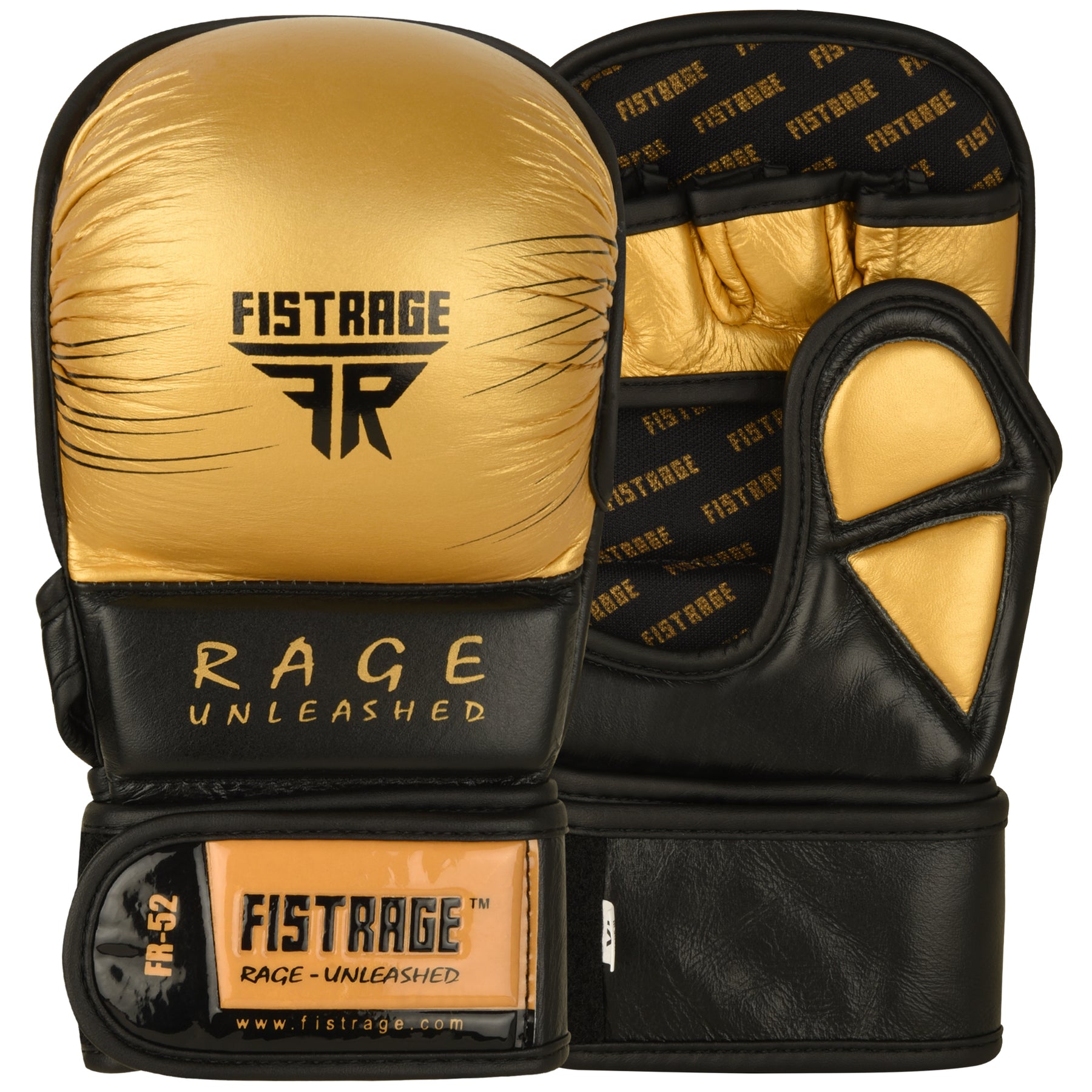 FR-52 MMA SHOOTER MITT Gloves - Gold/Black