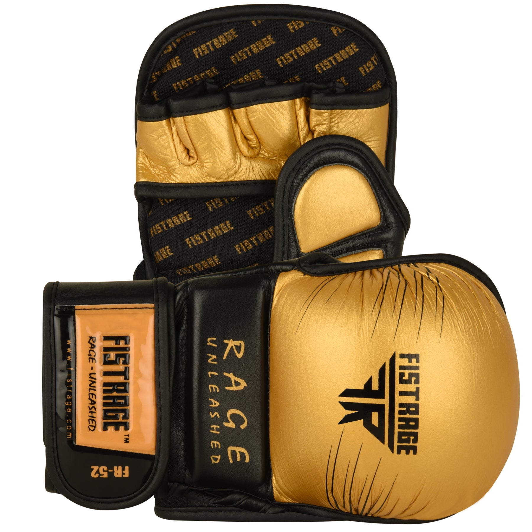 FR-52 MMA SHOOTER MITT Gloves - Gold/Black