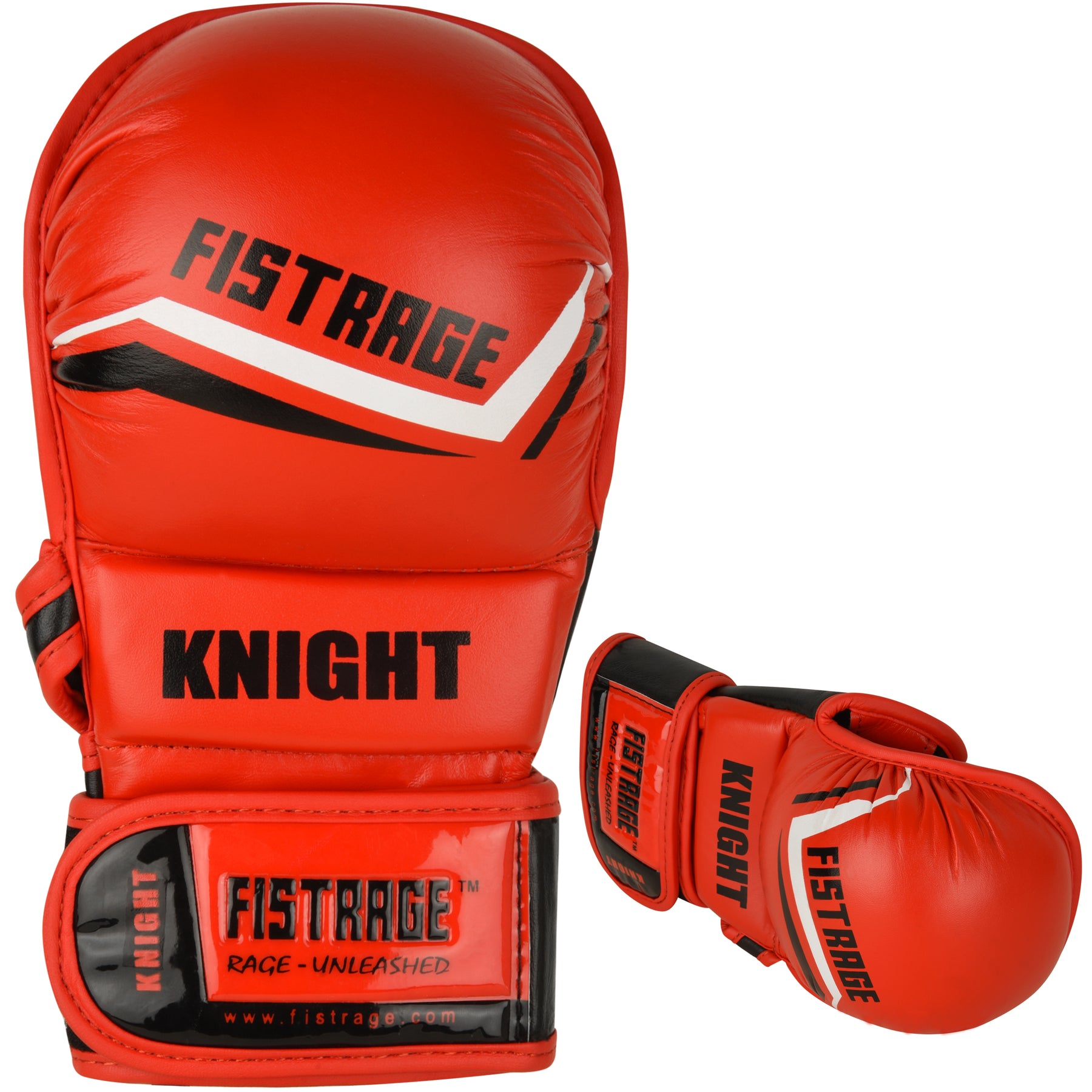 KNIGHT MMA SHOOTER MITT Gloves - Red/Black