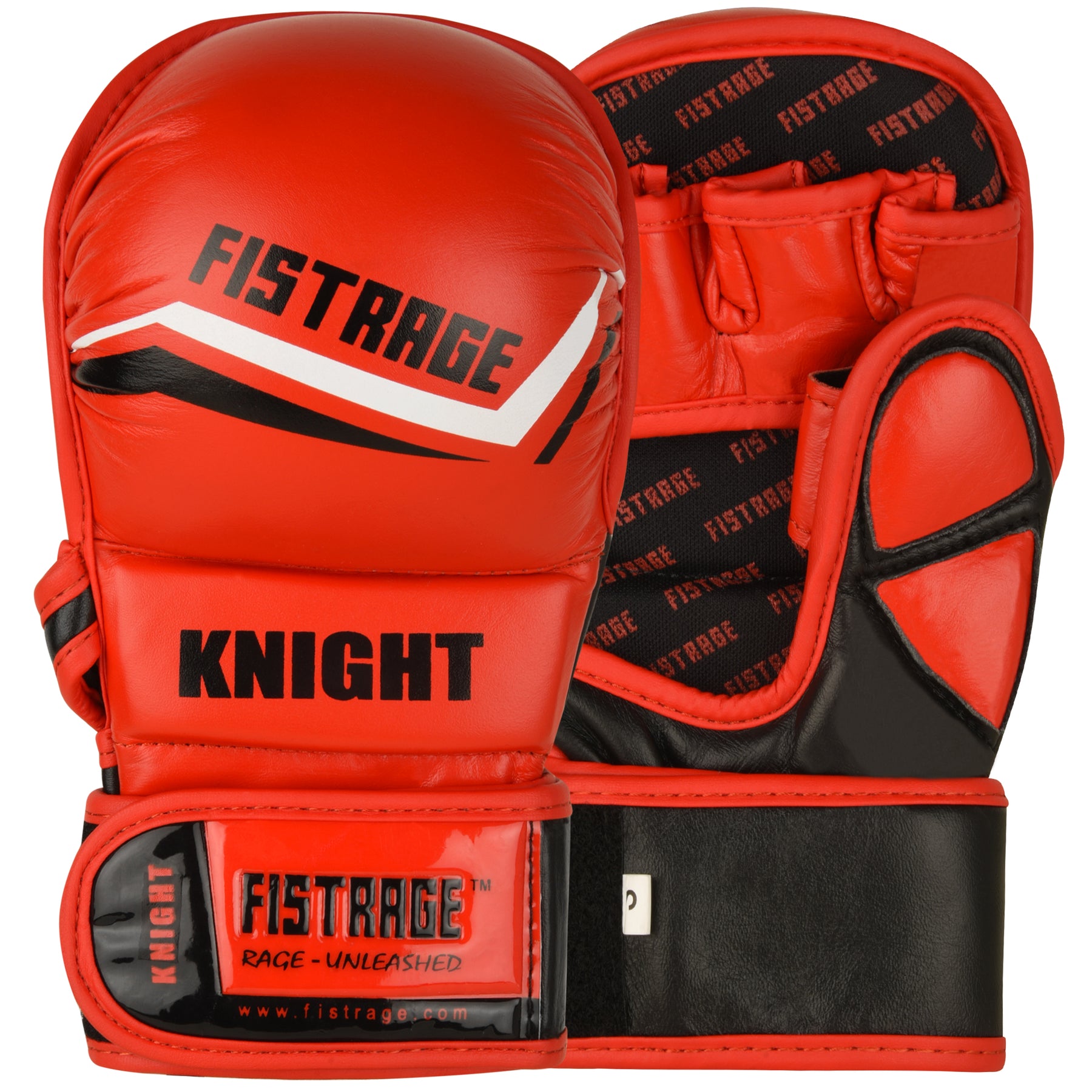 KNIGHT MMA SHOOTER MITT Gloves - Red/Black