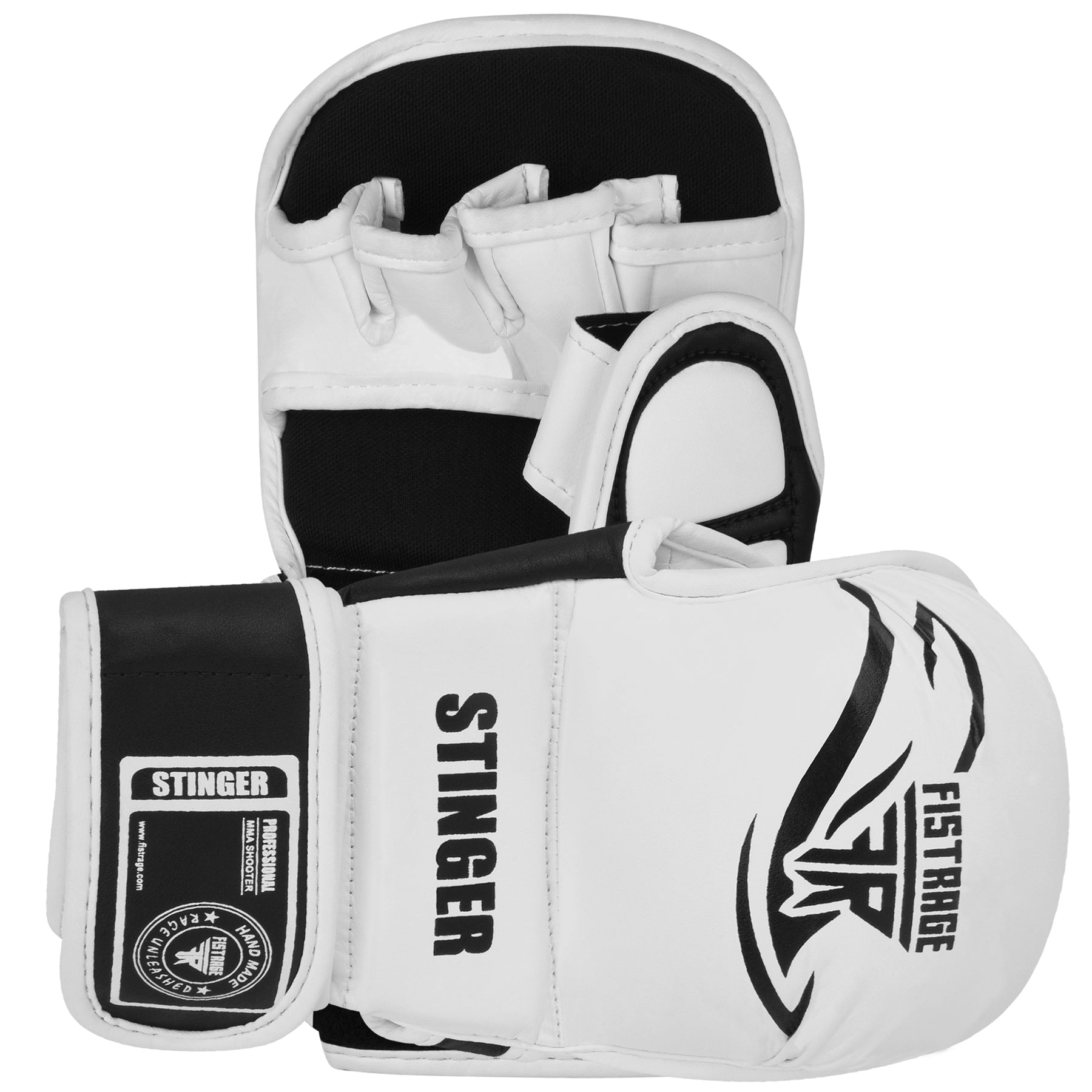 STINGER MMA SHOOTER MITT Gloves - White/Black