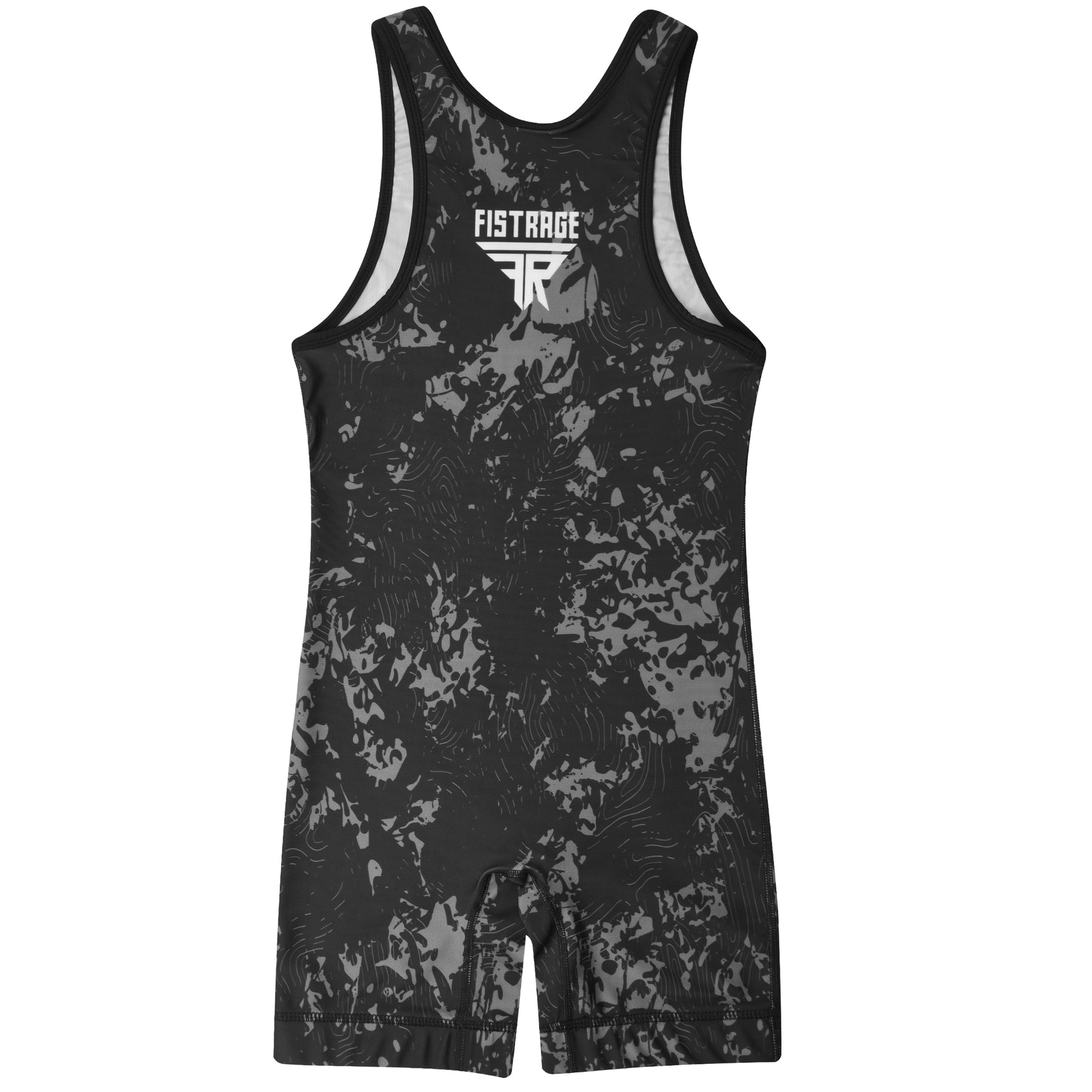 FISTRAGE Sublimated Wrestling Singlet - Black