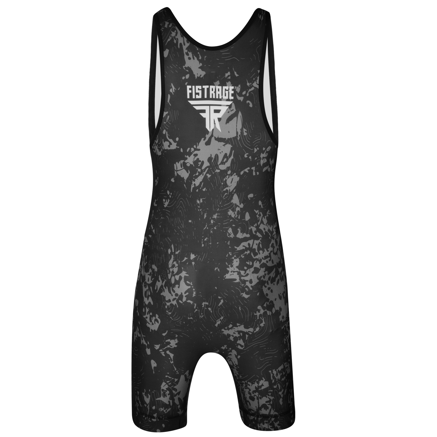 FISTRAGE Sublimated Wrestling Singlet - Black
