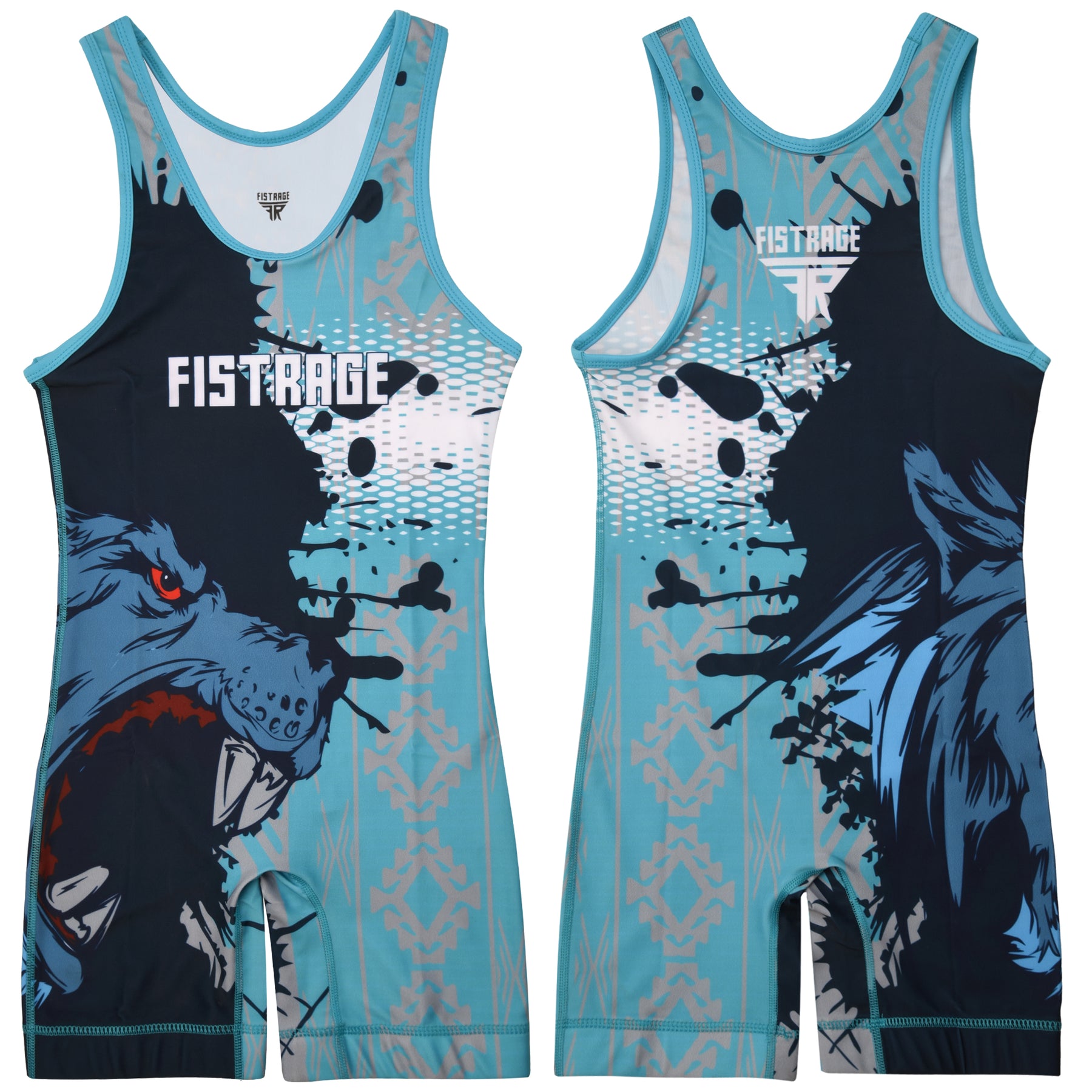 FISTRAGE Sublimated Wrestling Singlets