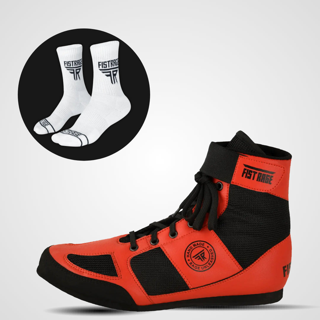 Boxing Shoes - Red/Black