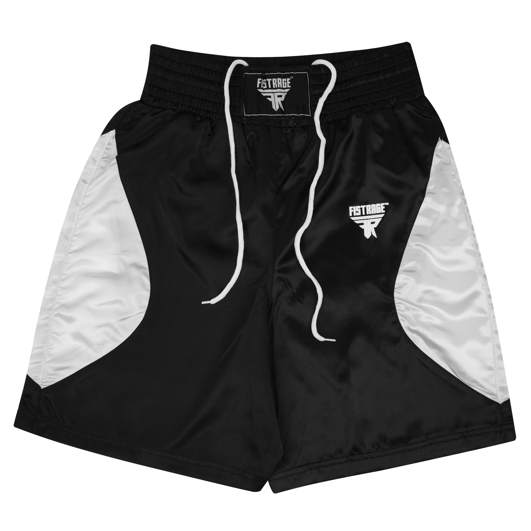 Adults Boxing Uniform Set 2PCS Top & Shorts - Black White