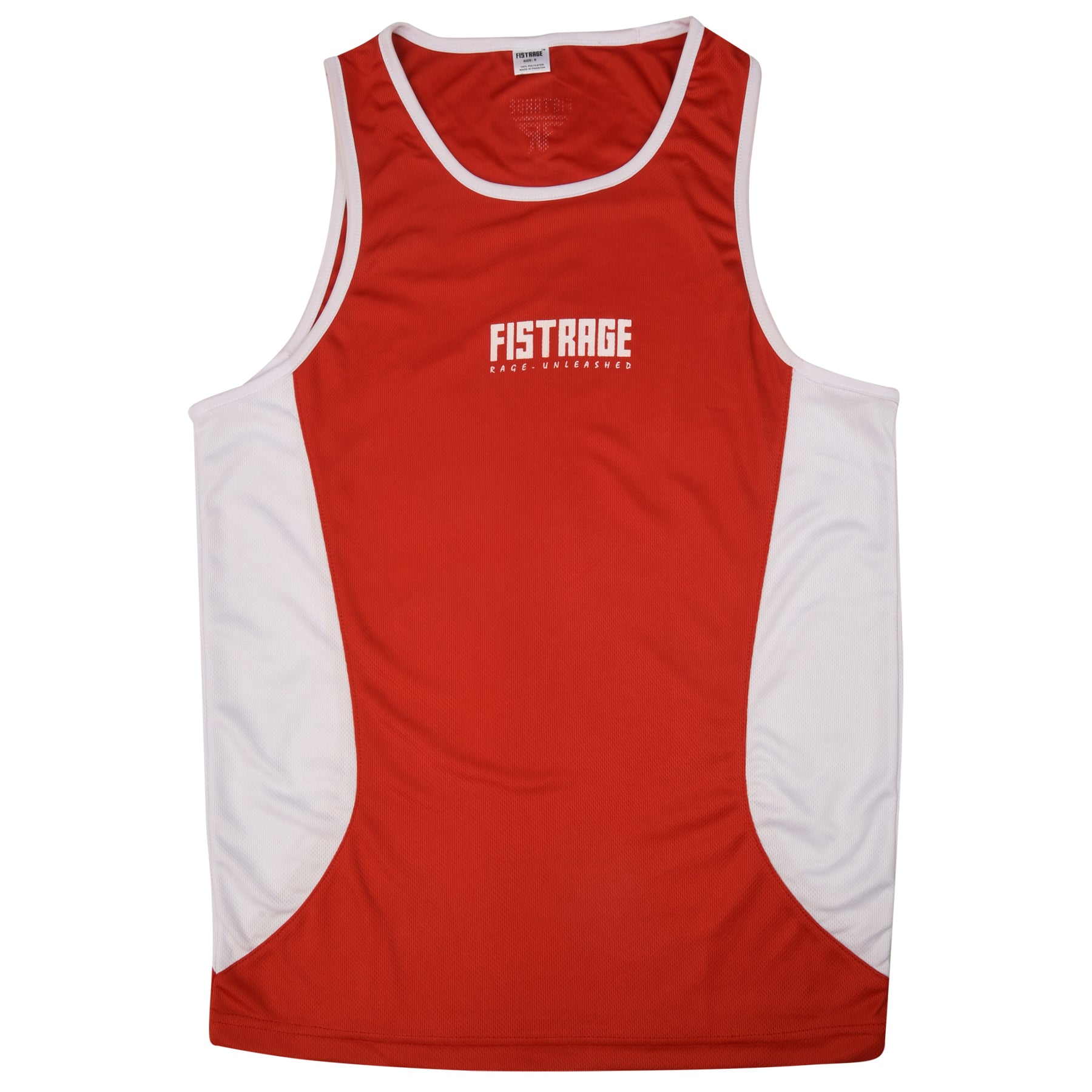 Adults Boxing Uniform Set 2PCS Top & Shorts - Red White