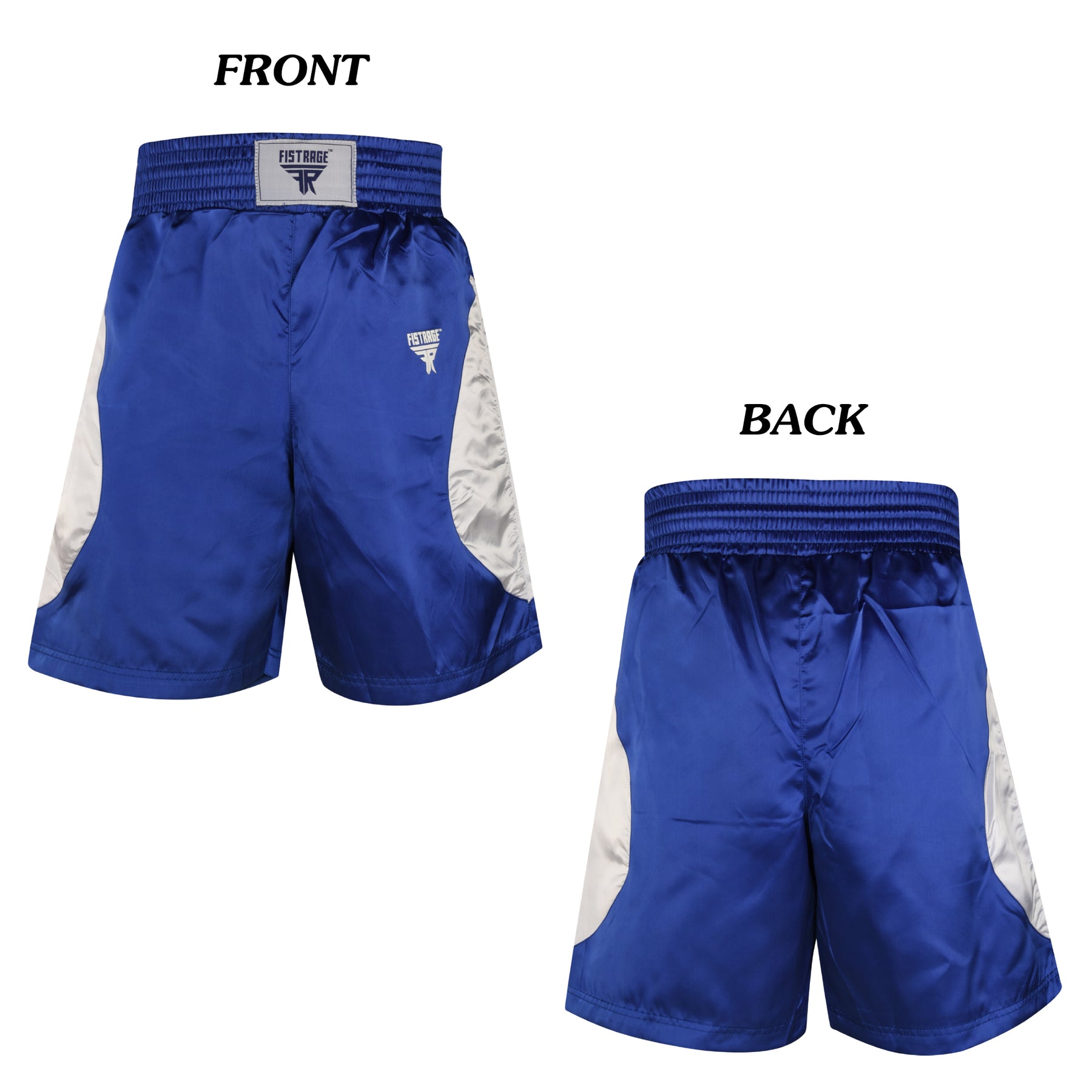 Adults Boxing Uniform Set 2PCS Top & Shorts - Blue White