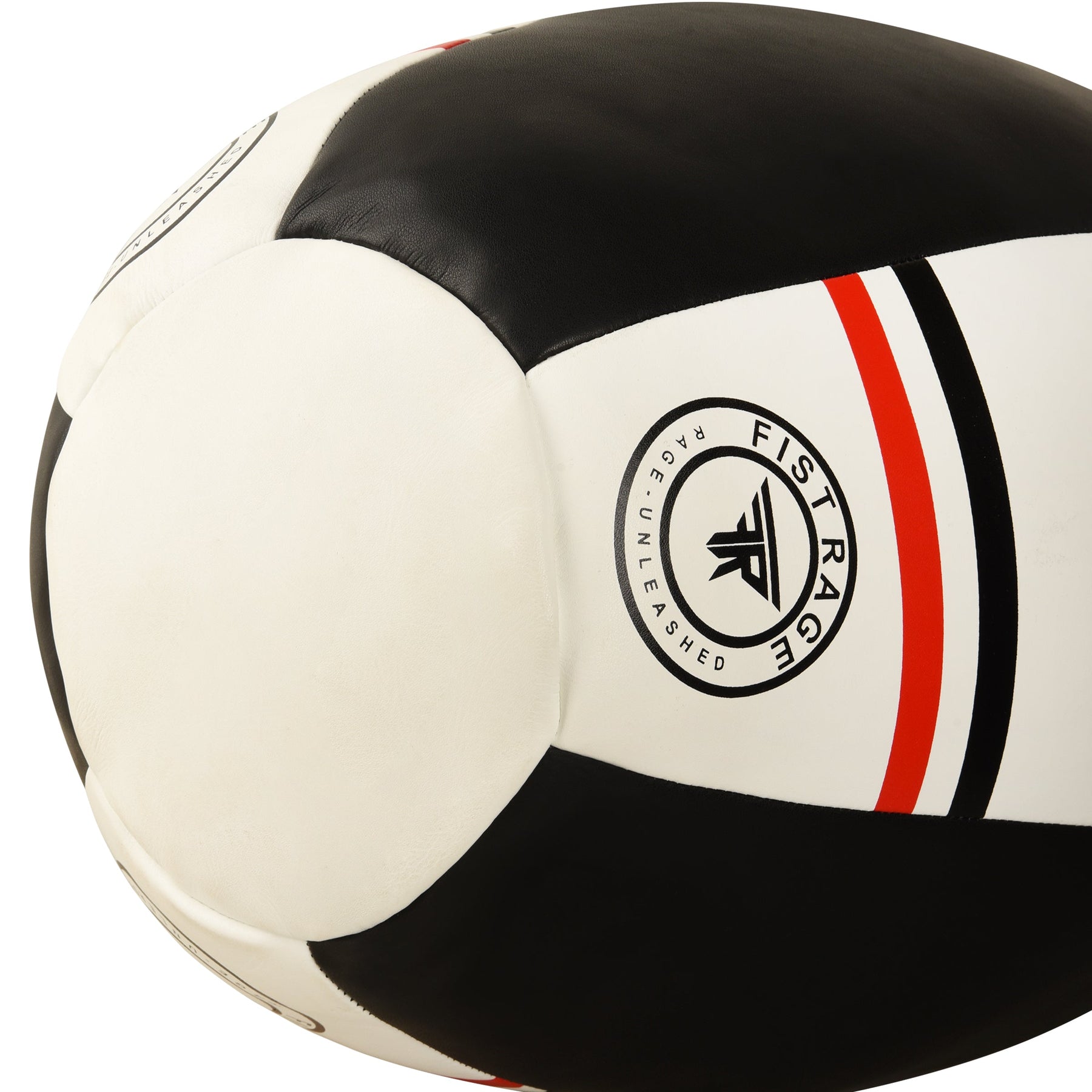 Leather Wrecking Punch Bag Microfiber White- Unfilled