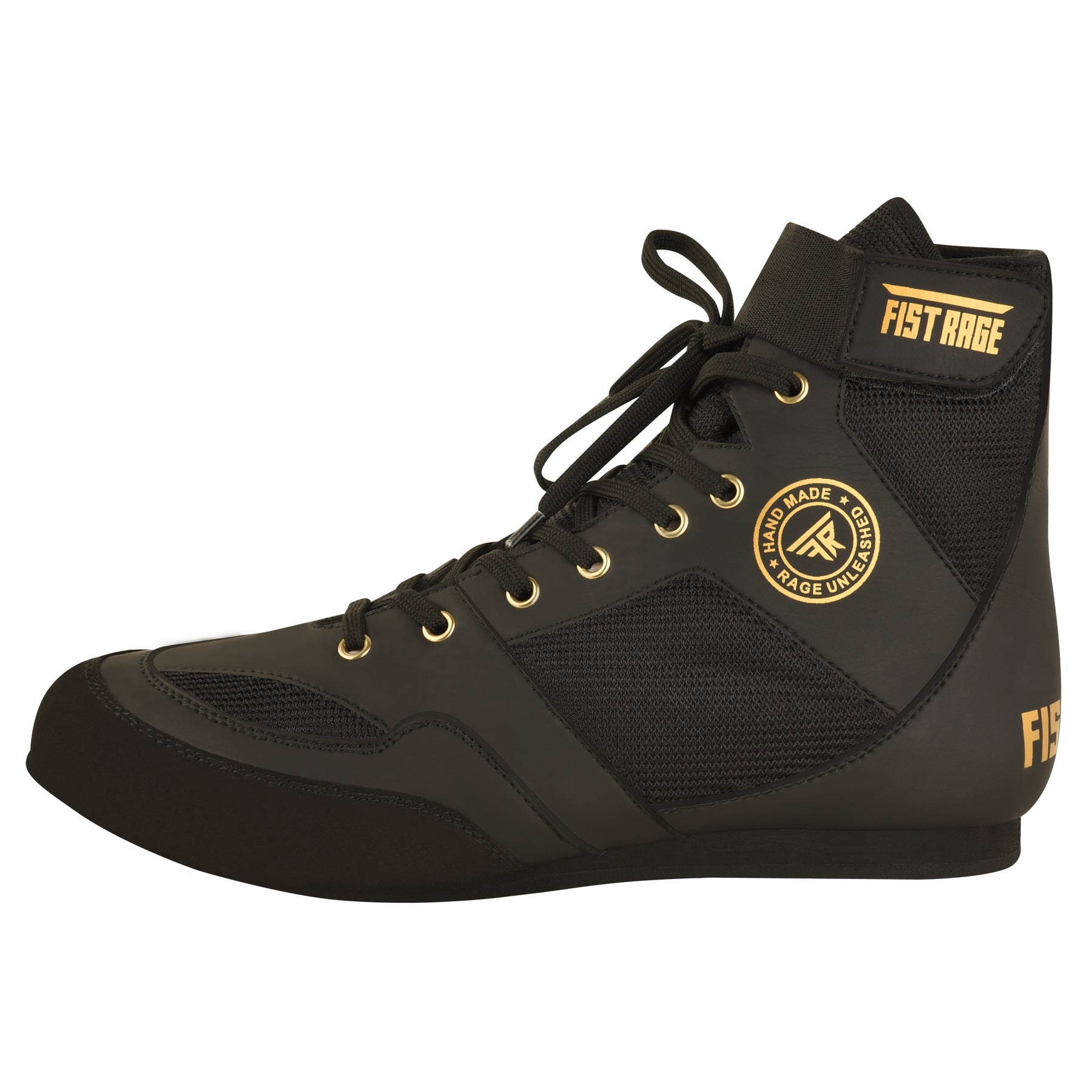 Boxing Shoes - Black/Gold