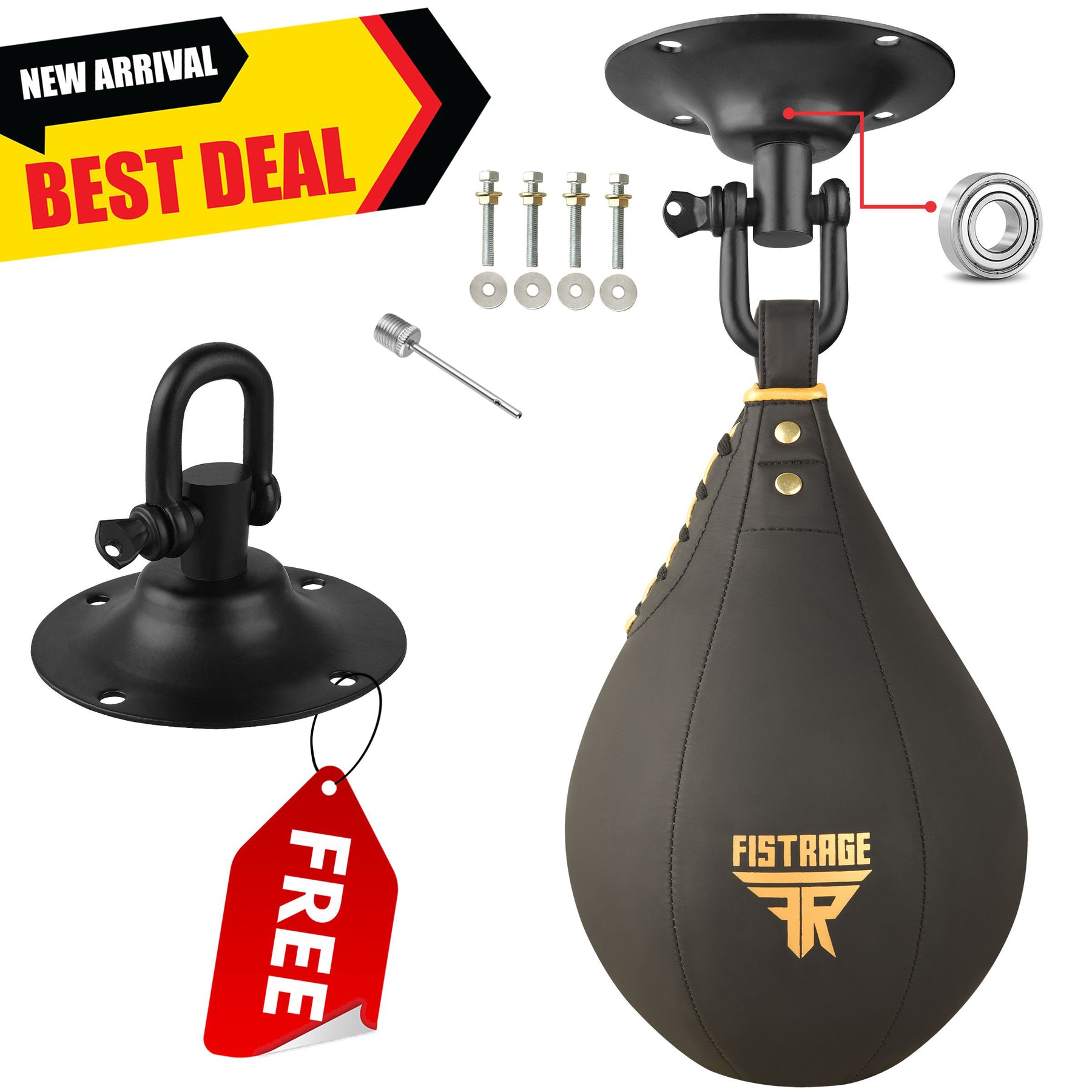 FISTRAGE SPEED BALL NOIR MAT/OR