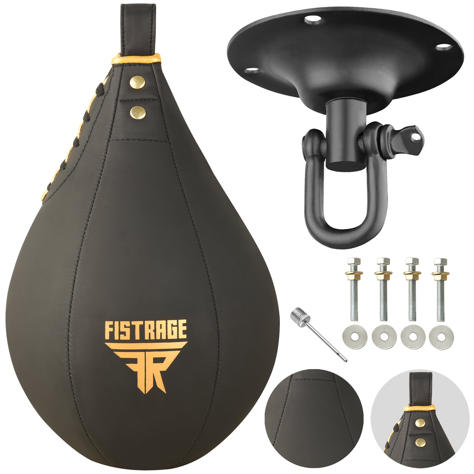 FISTRAGE SPEED BALL NOIR MAT/OR
