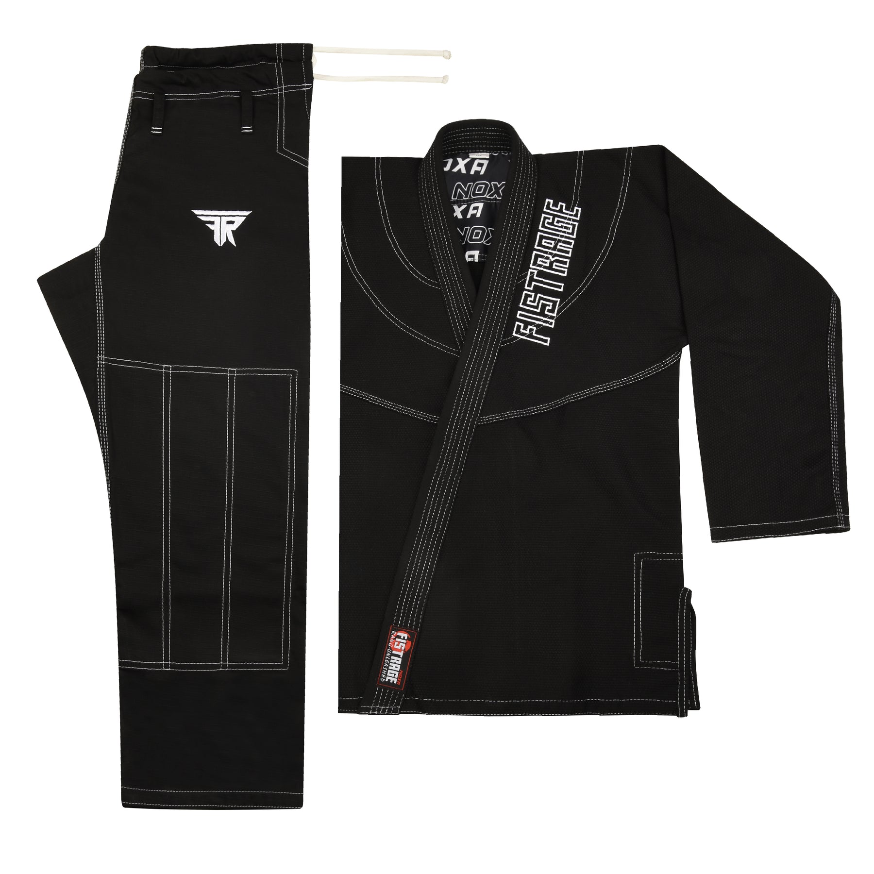 NOXA SUBLIMATION BRAZILIAN JIU JITSU GI with Free BELT - Black