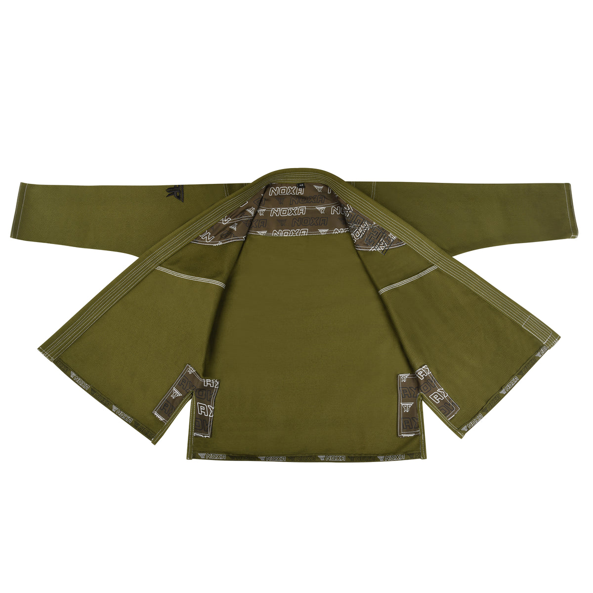 NOXA SUBLIMATION BRAZILIAN JIU JITSU GI with Free BELT - Olive Green