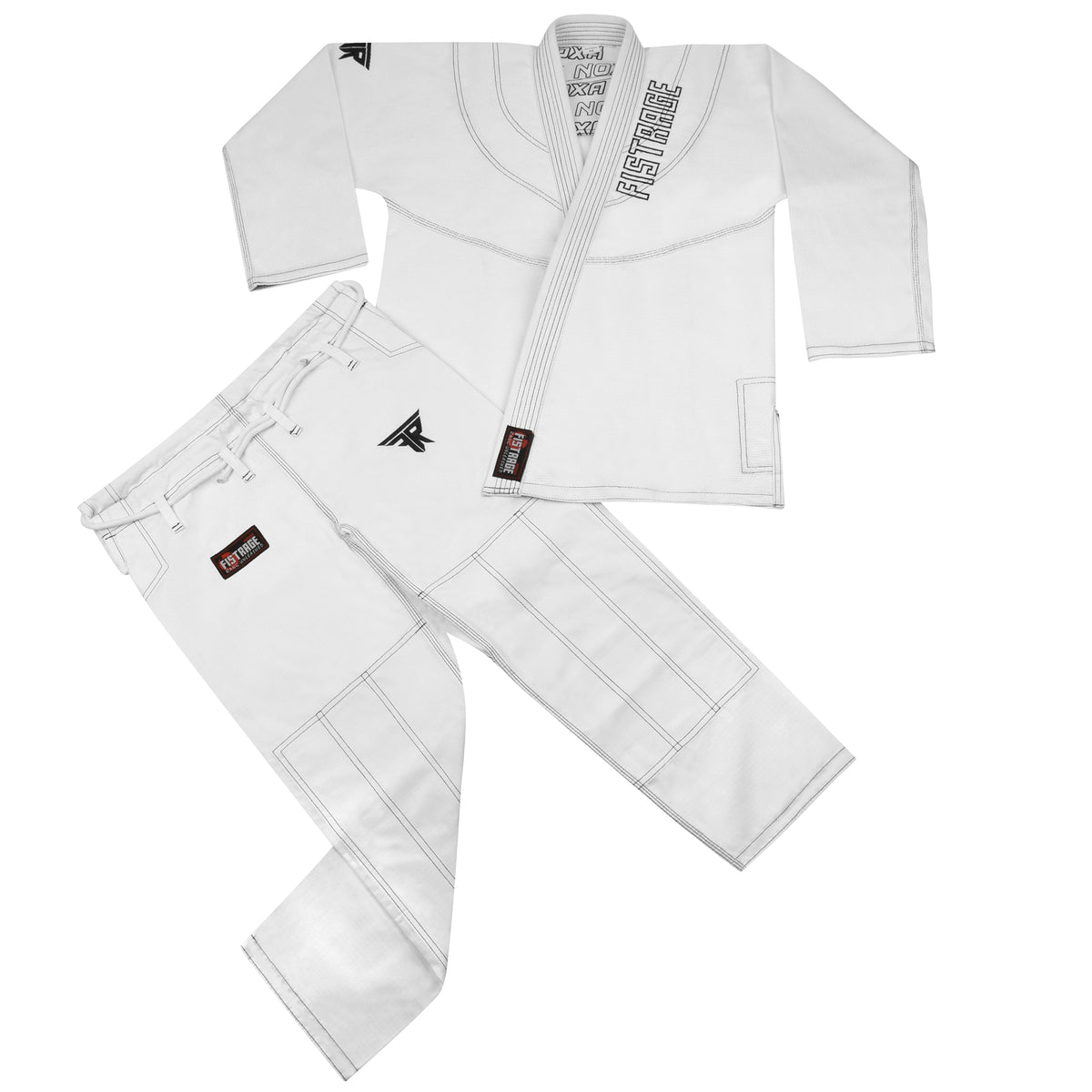 NOXA SUBLIMATION BRAZILIAN JIU JITSU GI with Free BELT - White
