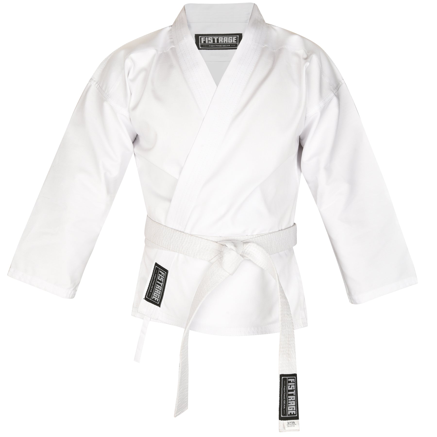 FISTRAGE Karate Uniform with Belt - White