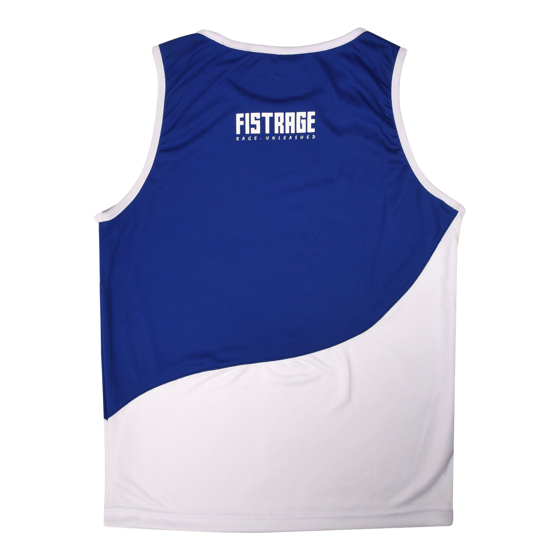 Kids Boxing Uniform Set 2PCS Top & Shorts - Blue White