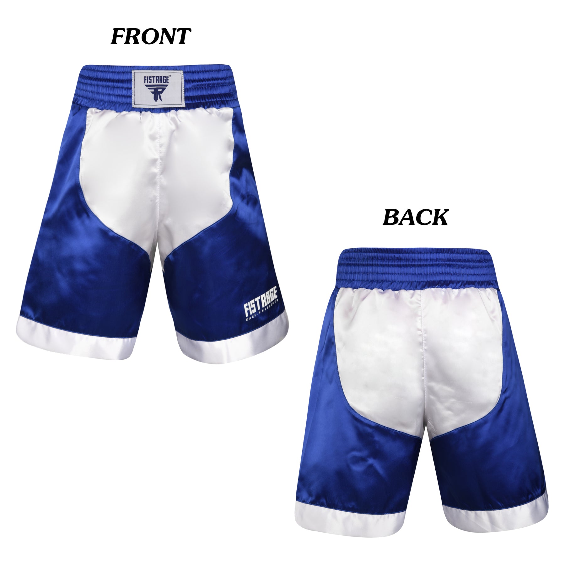 Kids Boxing Uniform Set 2PCS Top & Shorts - Blue White