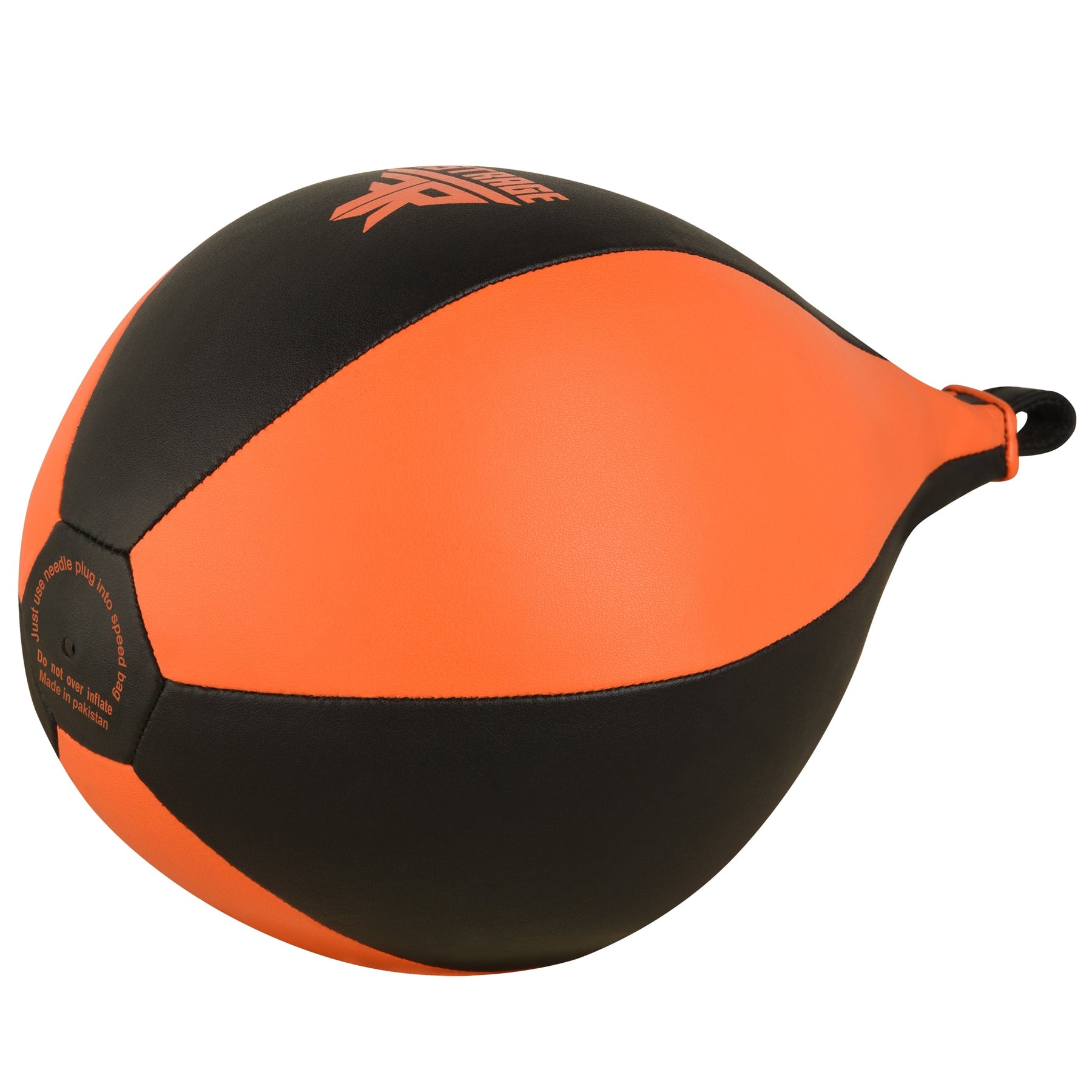FISTRAGE Speed Bag with free Hanging Swivel - Orange Black