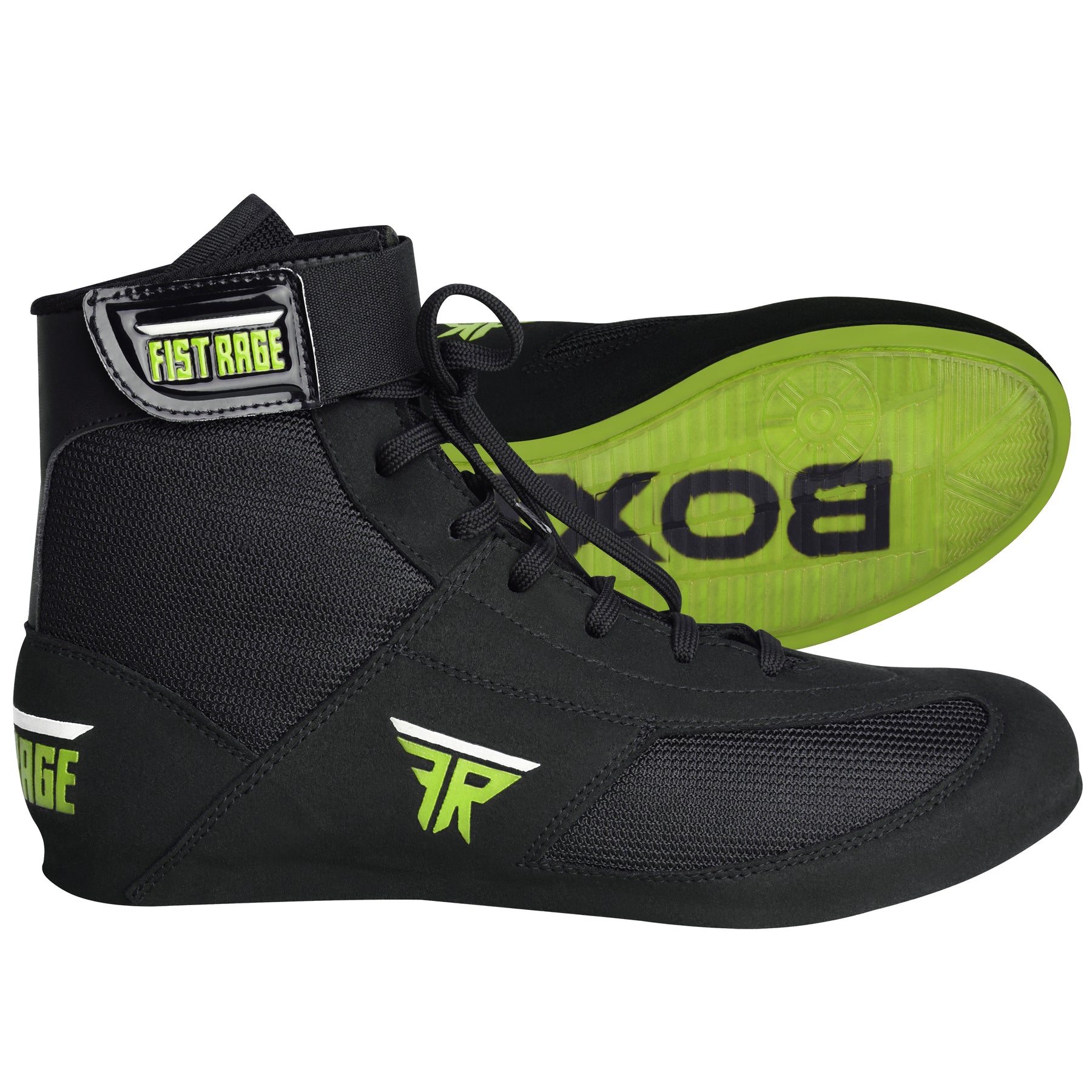 Boxing Shoes - Black/Green