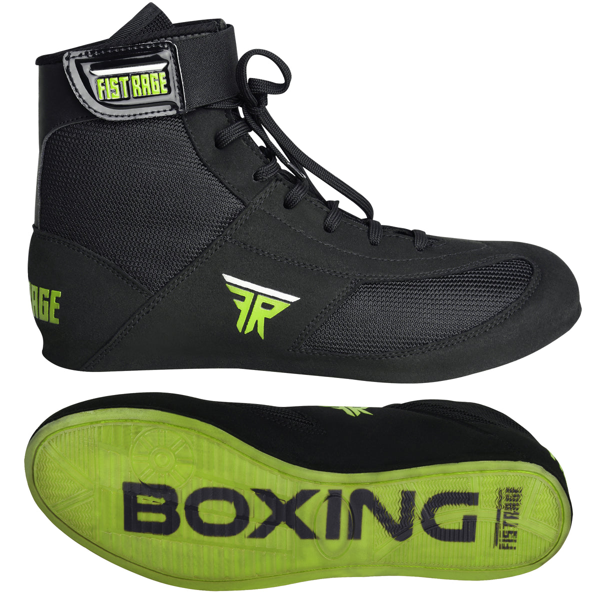 Boxing Shoes - Black/Green