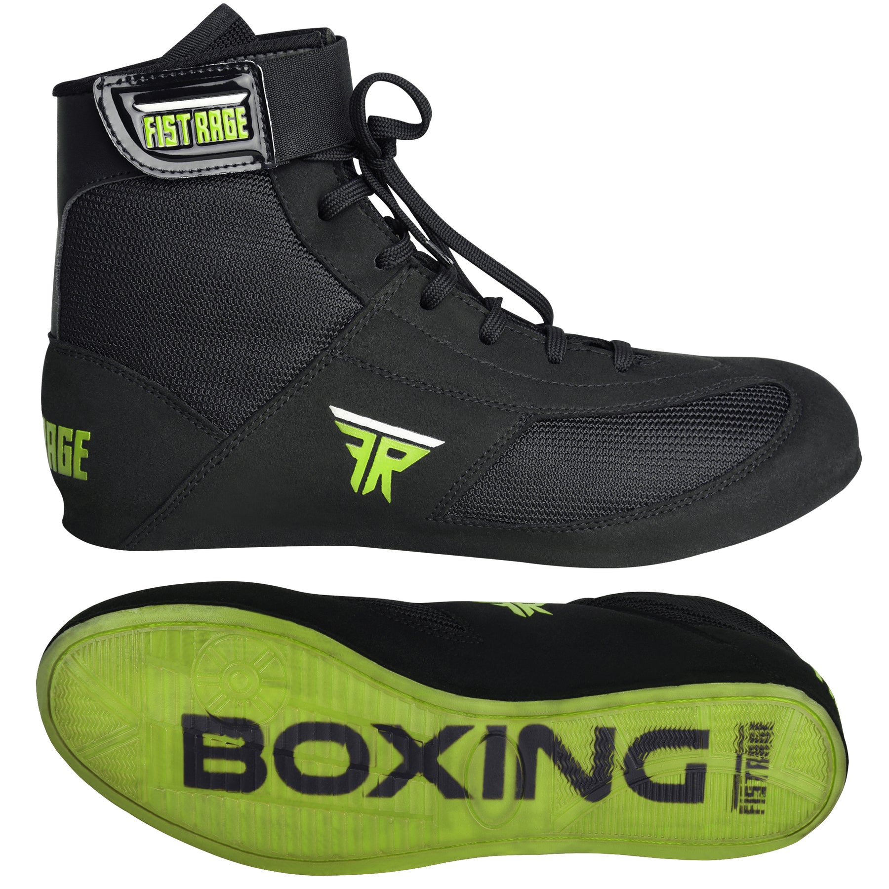 Boxing Shoes - Black/Green