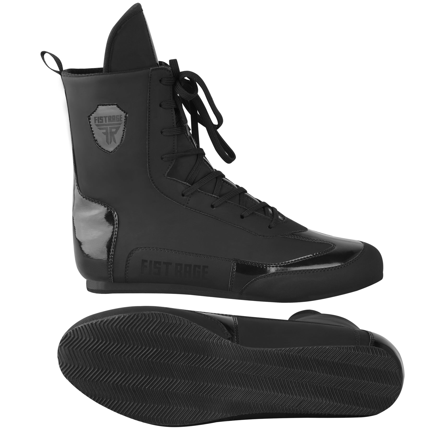ZAPATILLAS DE BOXEO FISTRAGE HIGH TOP BLACK EDITION