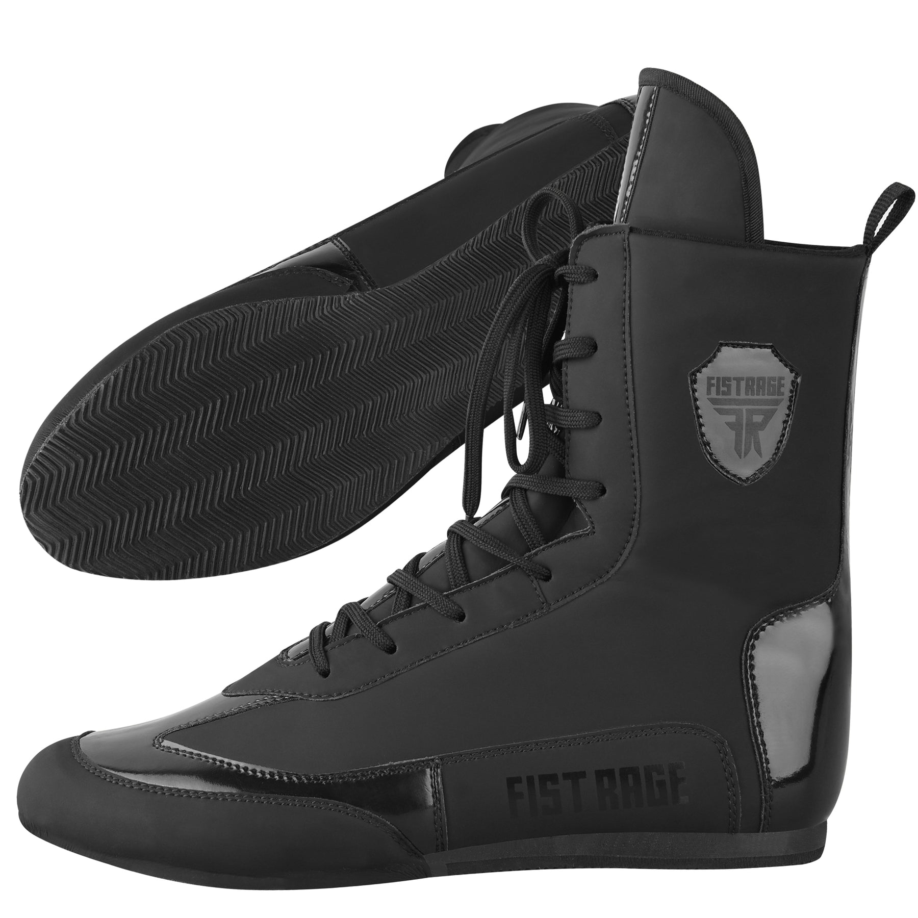 ZAPATILLAS DE BOXEO FISTRAGE HIGH TOP BLACK EDITION