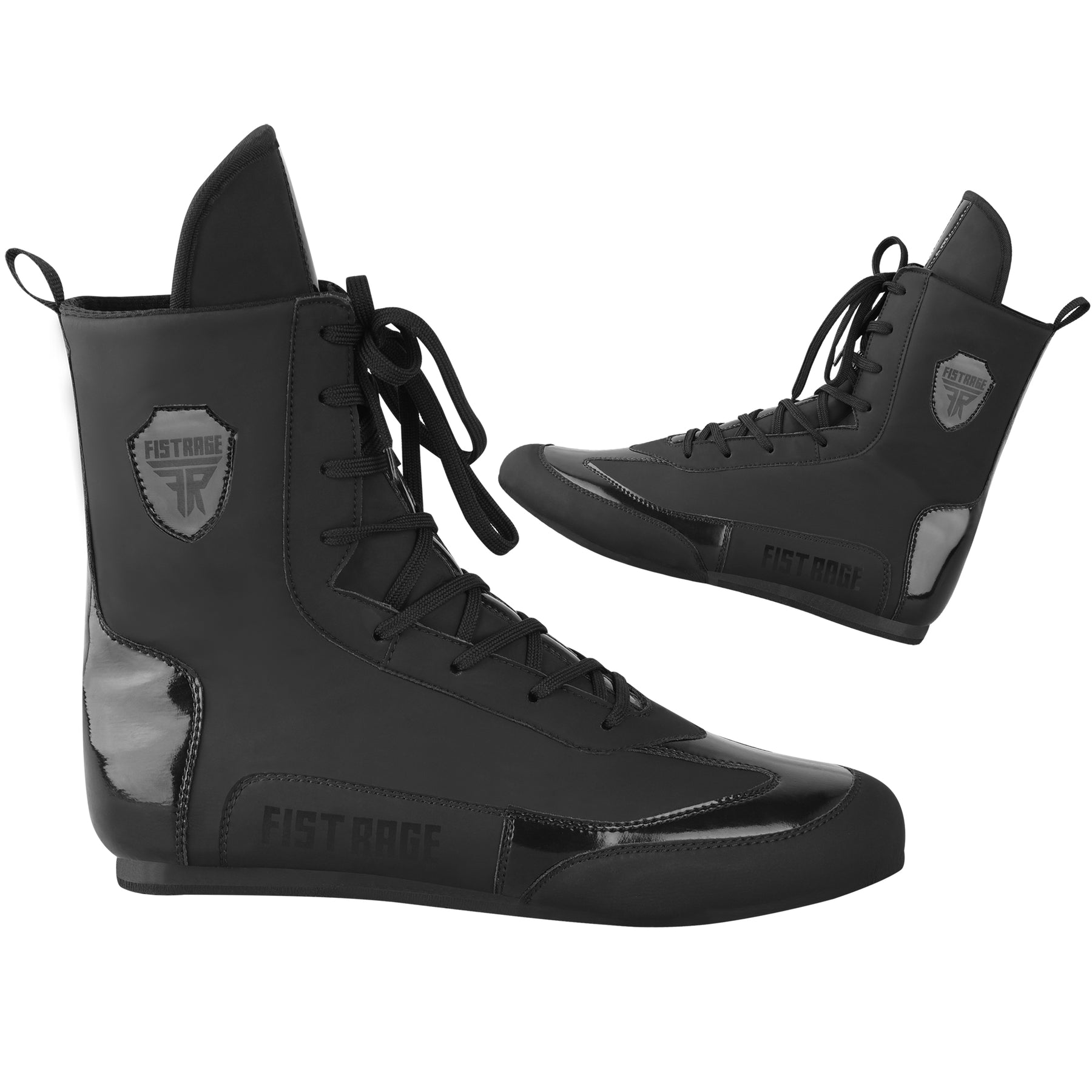 ZAPATILLAS DE BOXEO FISTRAGE HIGH TOP BLACK EDITION