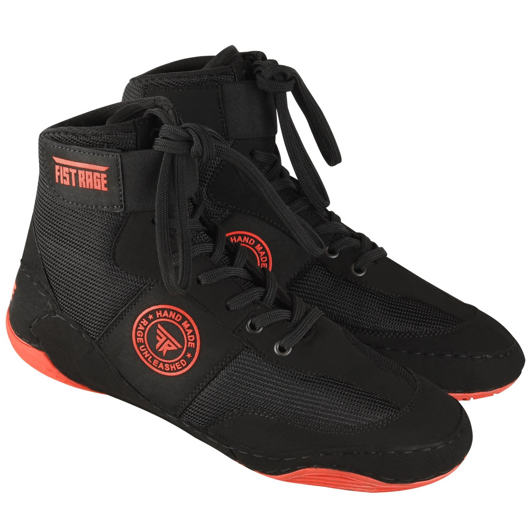 Wrestling Shoes - Black Red