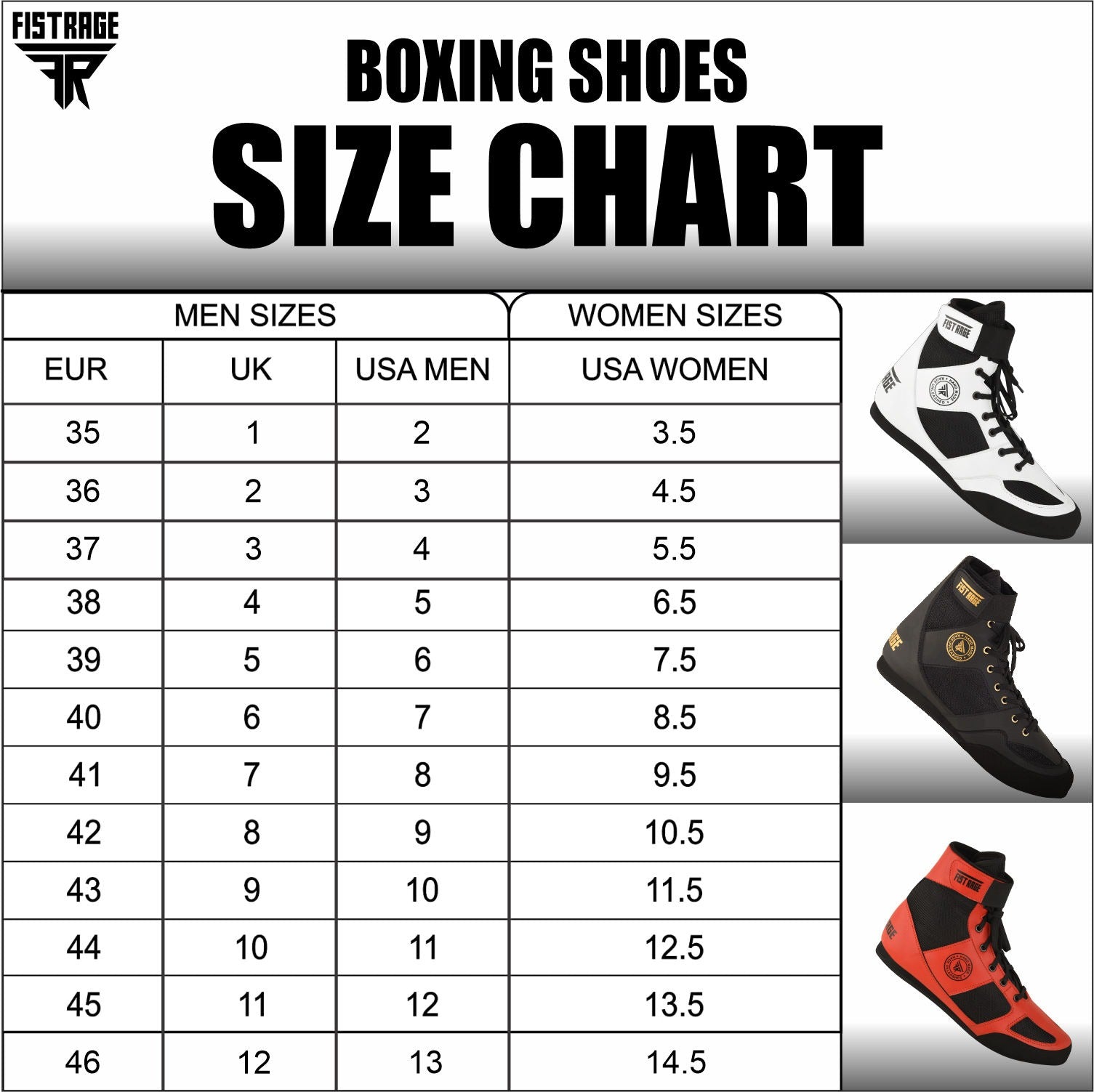 Boxing Shoes - Red/Black