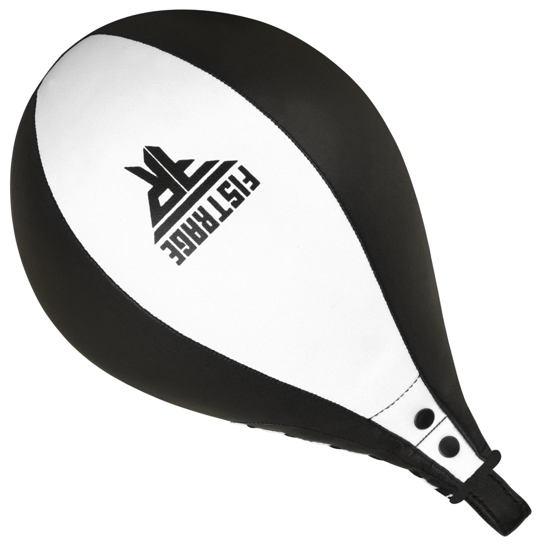 FISTRAGE Speed Bag with free Hanging Swivel - White Black