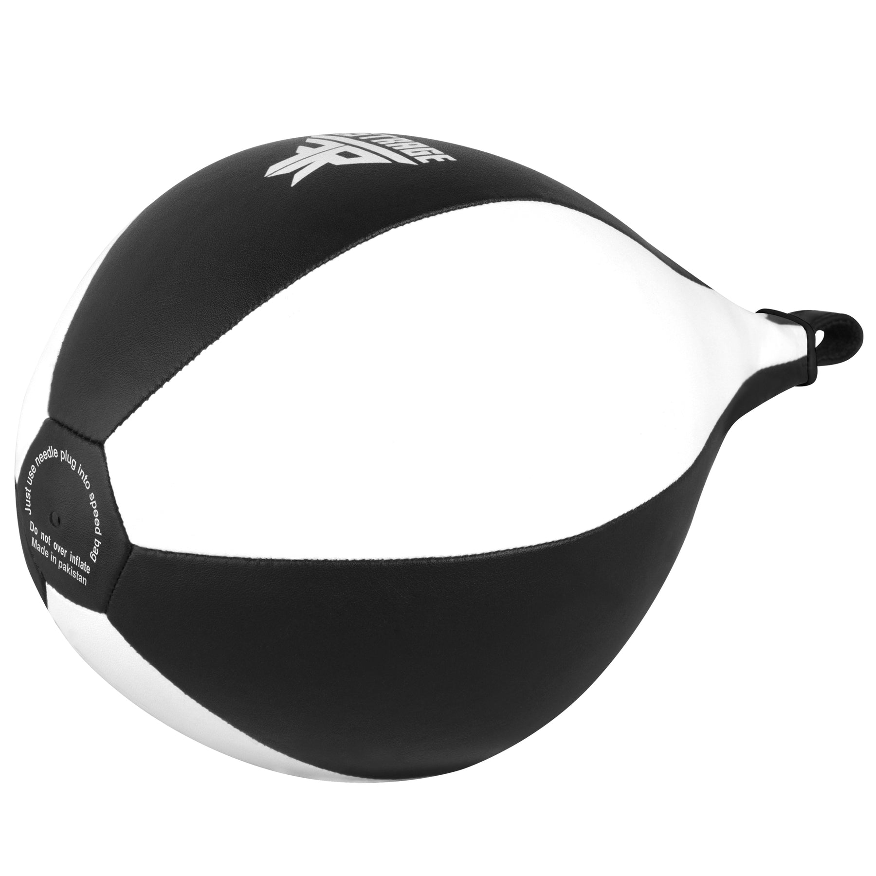 FISTRAGE Speed Bag with free Hanging Swivel - White Black