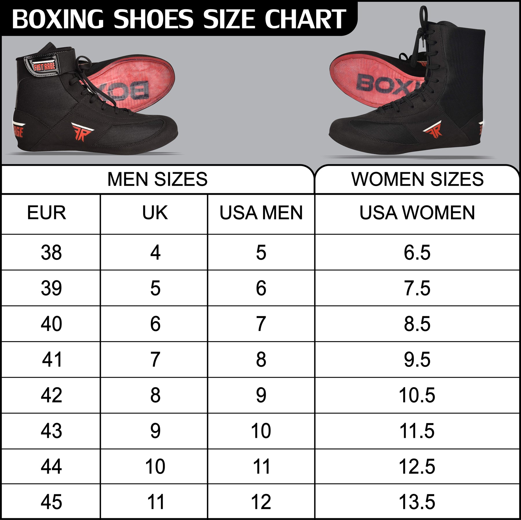 ZAPATOS DE BOXEO BAJOS FISTRAGE