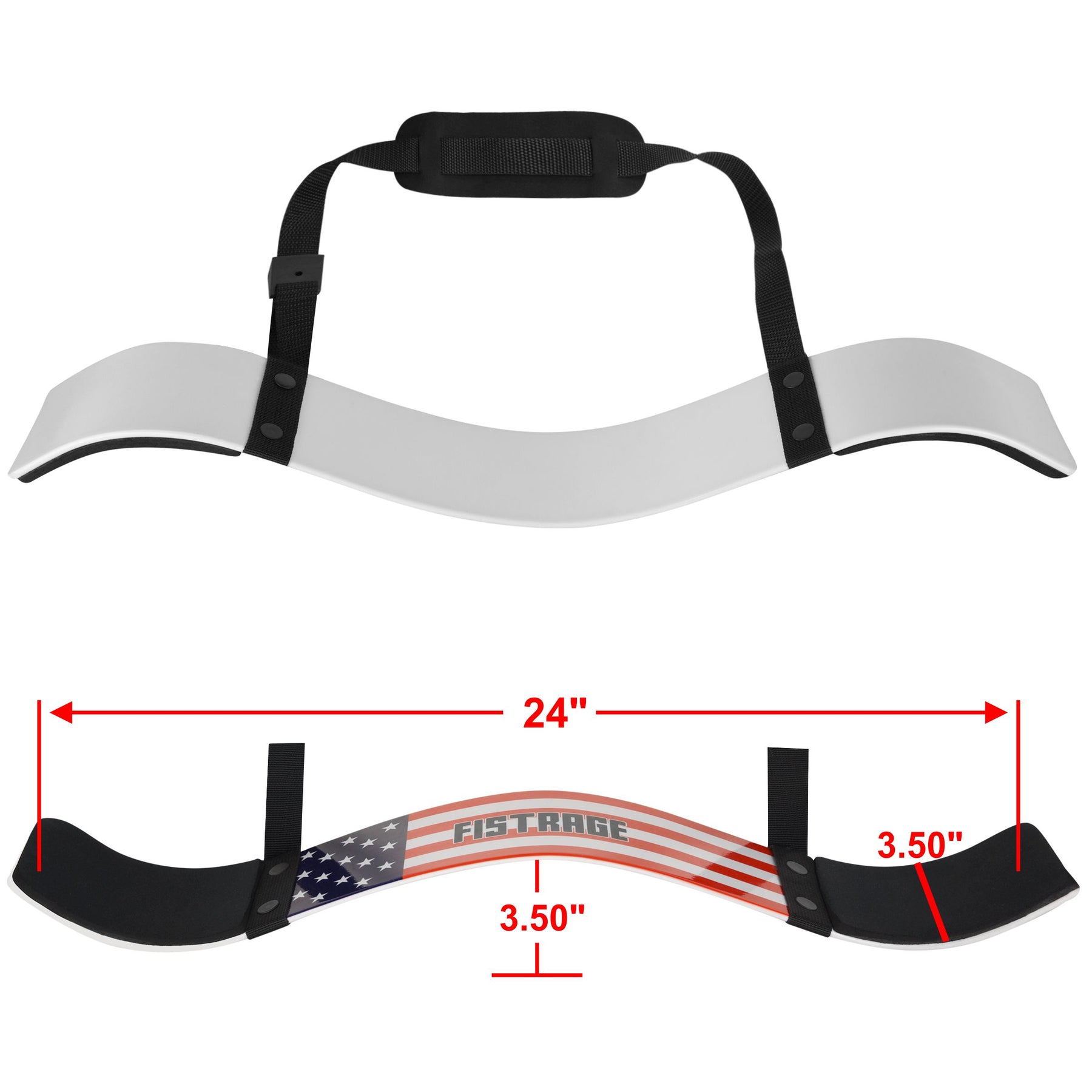 FISTRAGE ARM BLASTER Bicep Forearm Curl Support - Flag