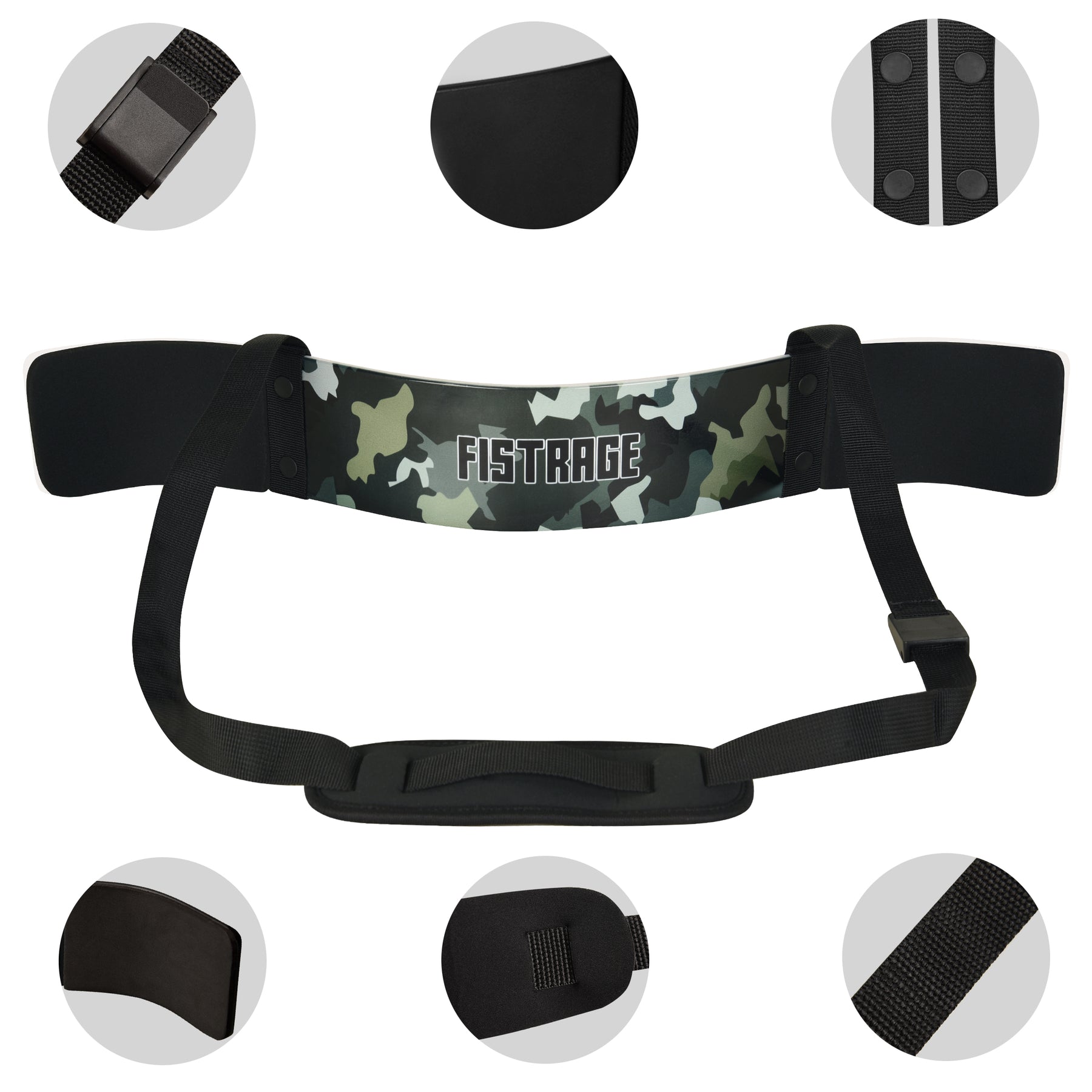 FISTRAGE ARM BLASTER Bicep Forearm Curl Support -Camouflage