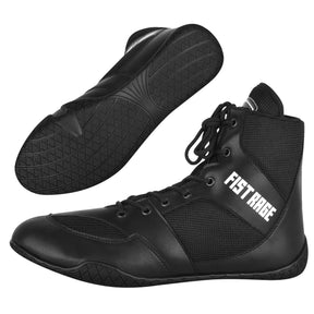 Boxing Shoes With Sting Bag - Black