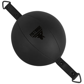 FISTRAGE - Bola de velocidad de perforación de suelo a techo para entrenamiento de cuero de doble extremo Dodge MMA